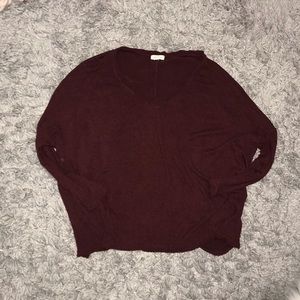 Urban Outfitter Oversized Maroon Sweater